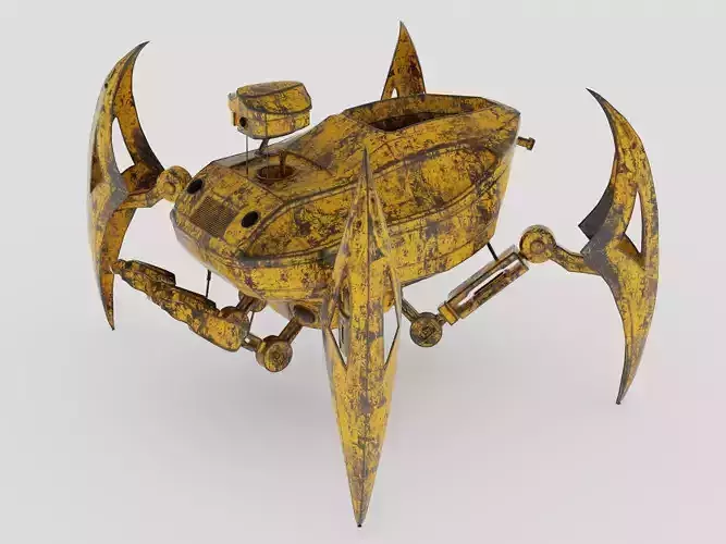 Rim - Main robot from my Graduation Project 3D model Rim - Main robot from my Graduation Project 3D model