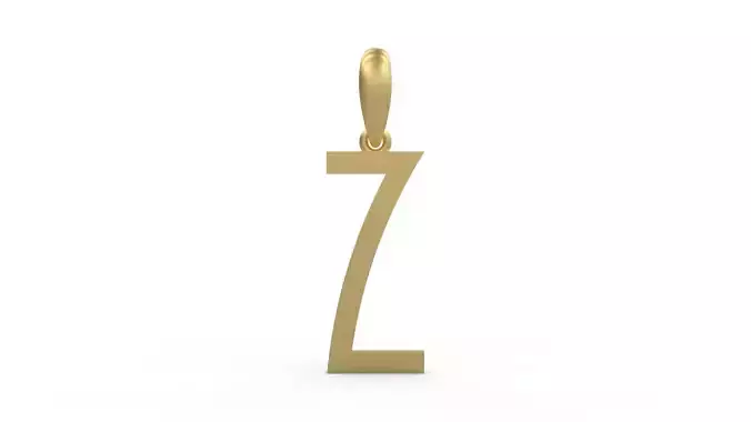 Initial Letters Pendant BOYSAND Z