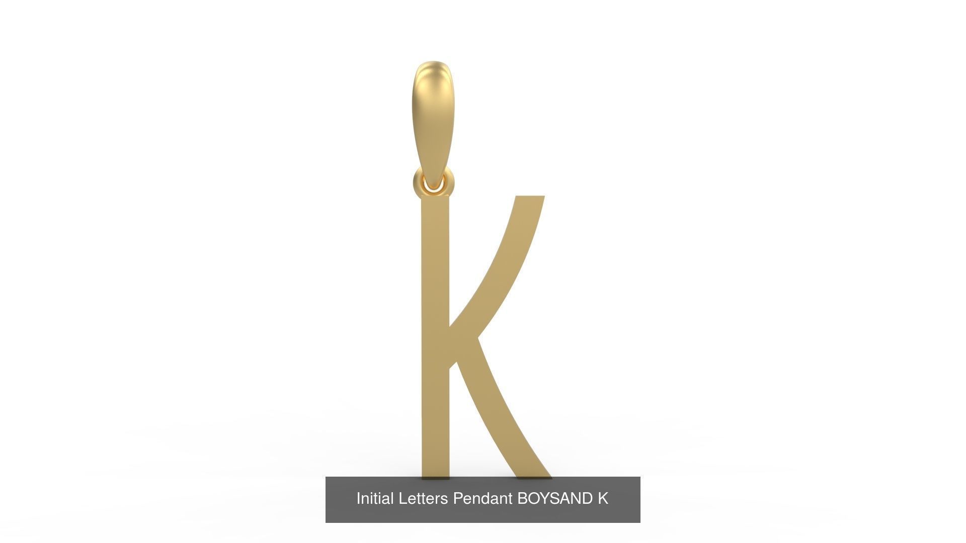 Initial Letters Pendant Alphabets BOYSAND 3D Model Collection_13