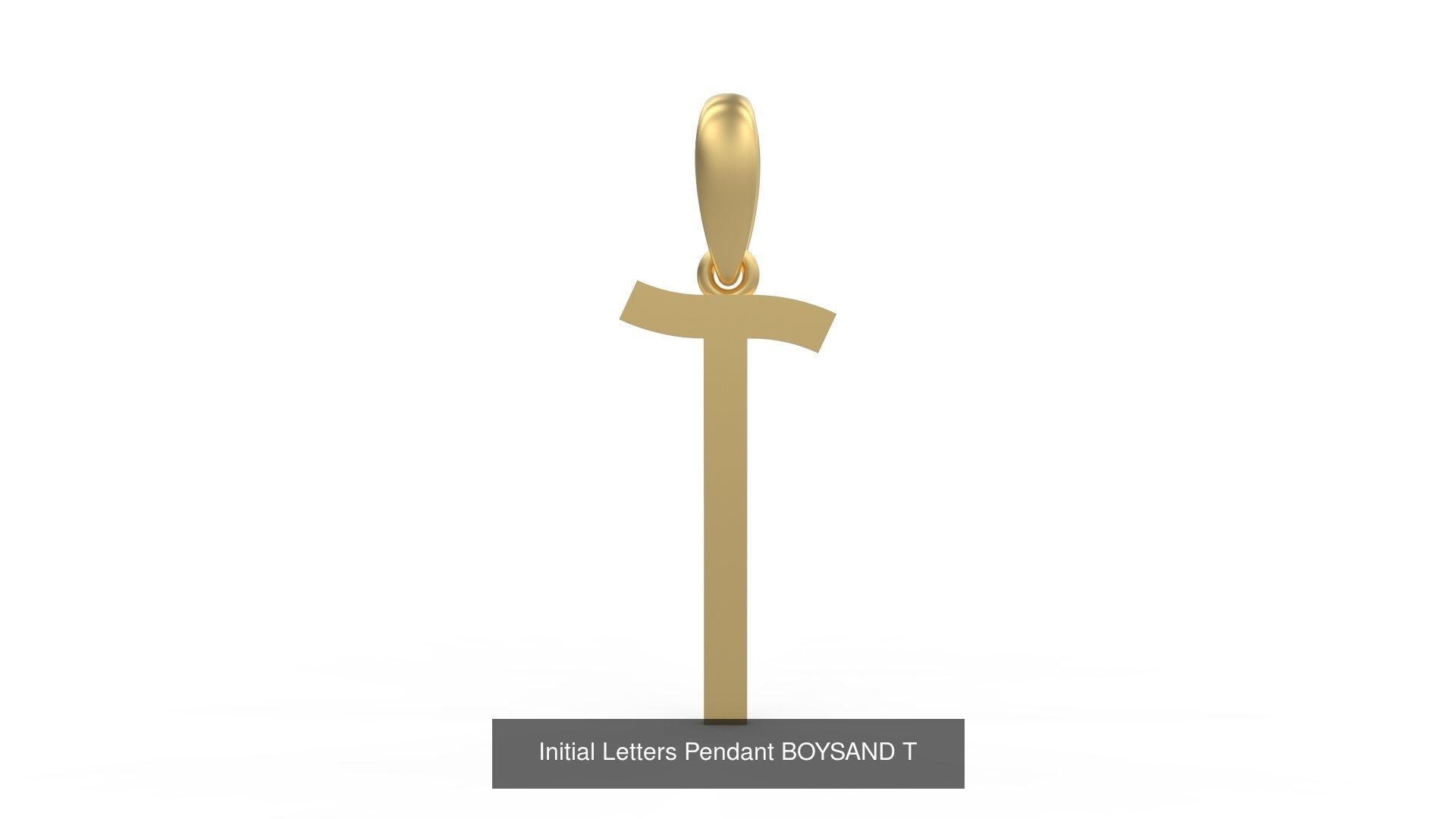 Initial Letters Pendant Alphabets BOYSAND 3D Model Collection_22