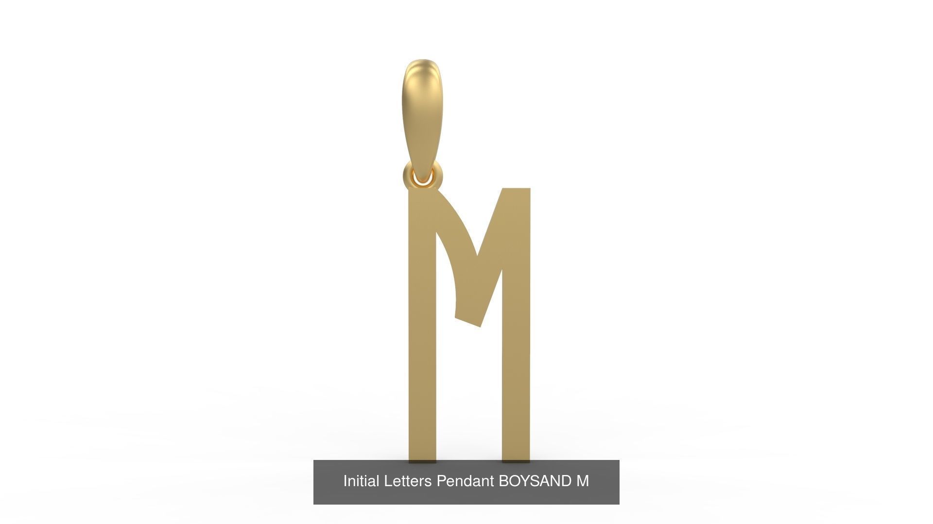 Initial Letters Pendant Alphabets BOYSAND 3D Model Collection_15