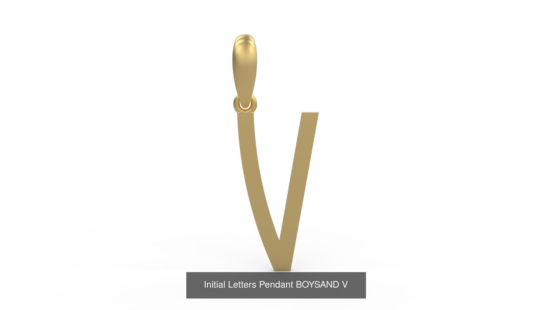 Initial Letters Pendant Alphabets BOYSAND 3D Model Collection_24