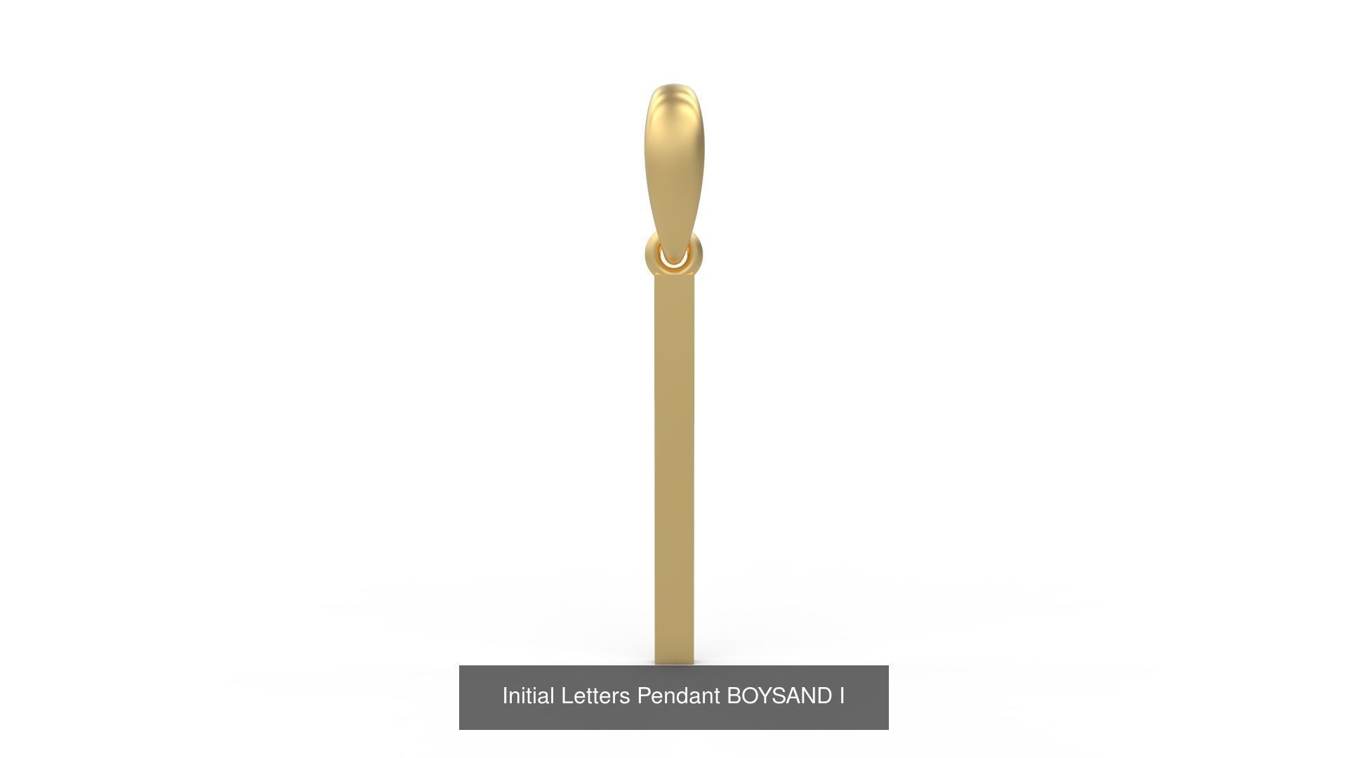 Initial Letters Pendant Alphabets BOYSAND 3D Model Collection_11