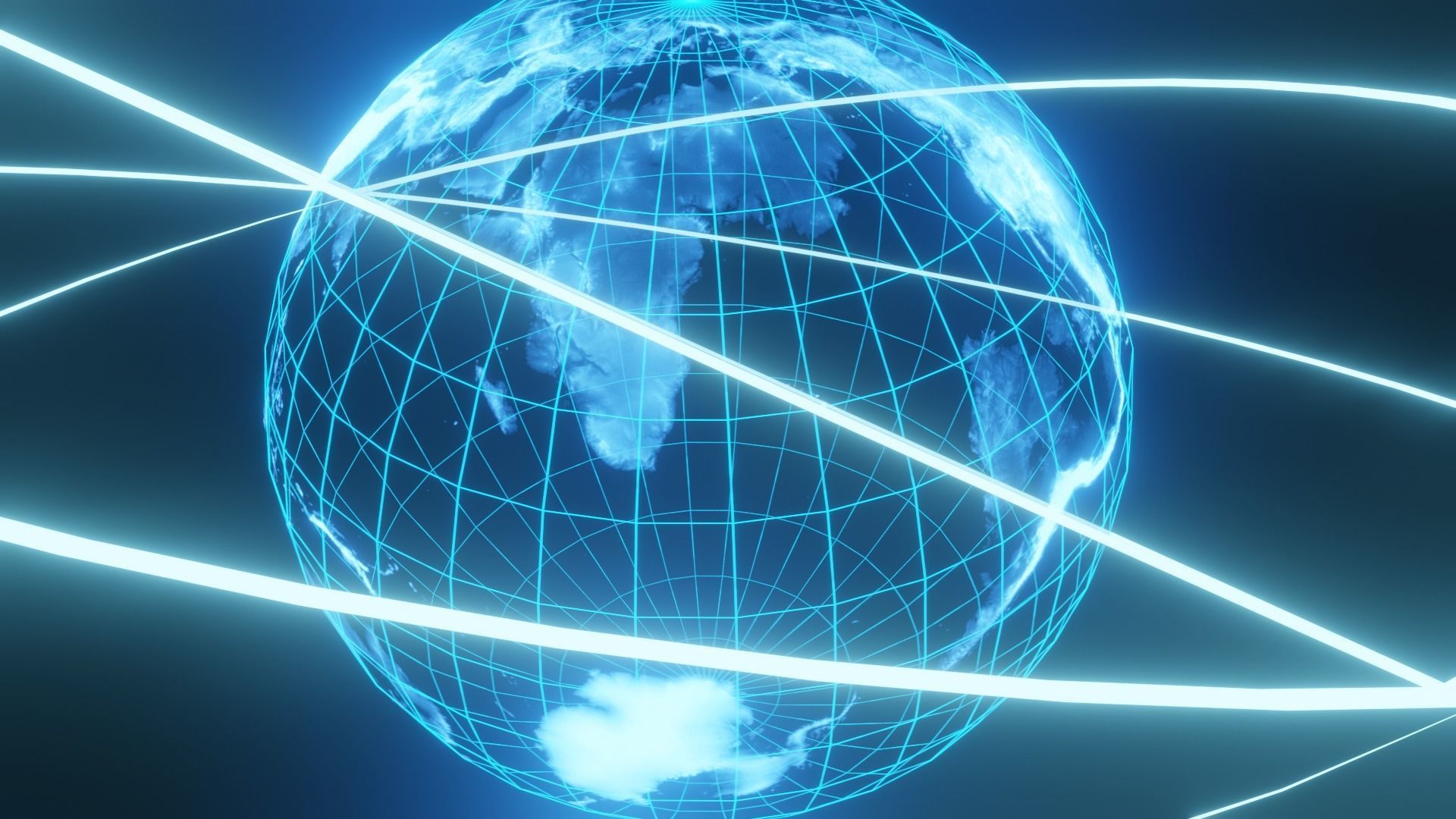 Holographic Earth  Free 3D model_8