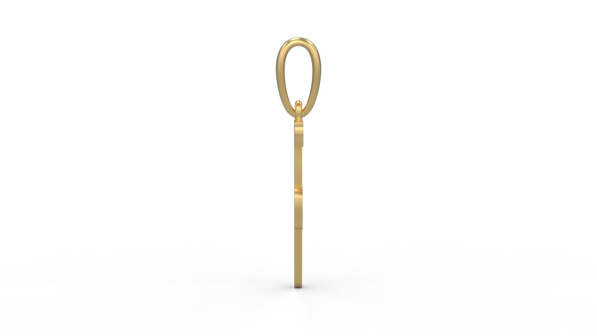 Initial Letters Pendant CALDERDALE F 3D print model_2