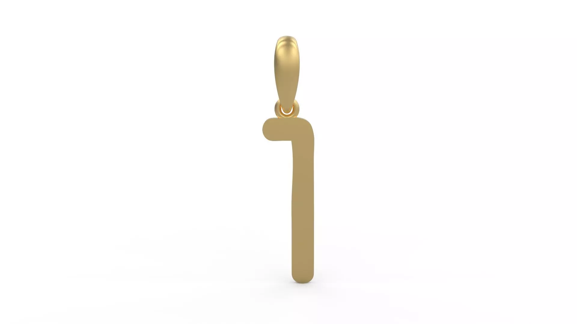 Initial Letters Pendant CALDERDALE I 3D print model_0