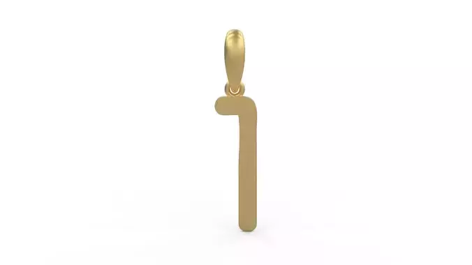 Initial Letters Pendant CALDERDALE I 3D print model