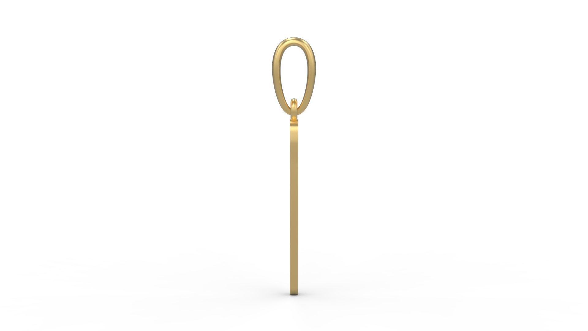 Initial Letters Pendant CALDERDALE I 3D print model_2