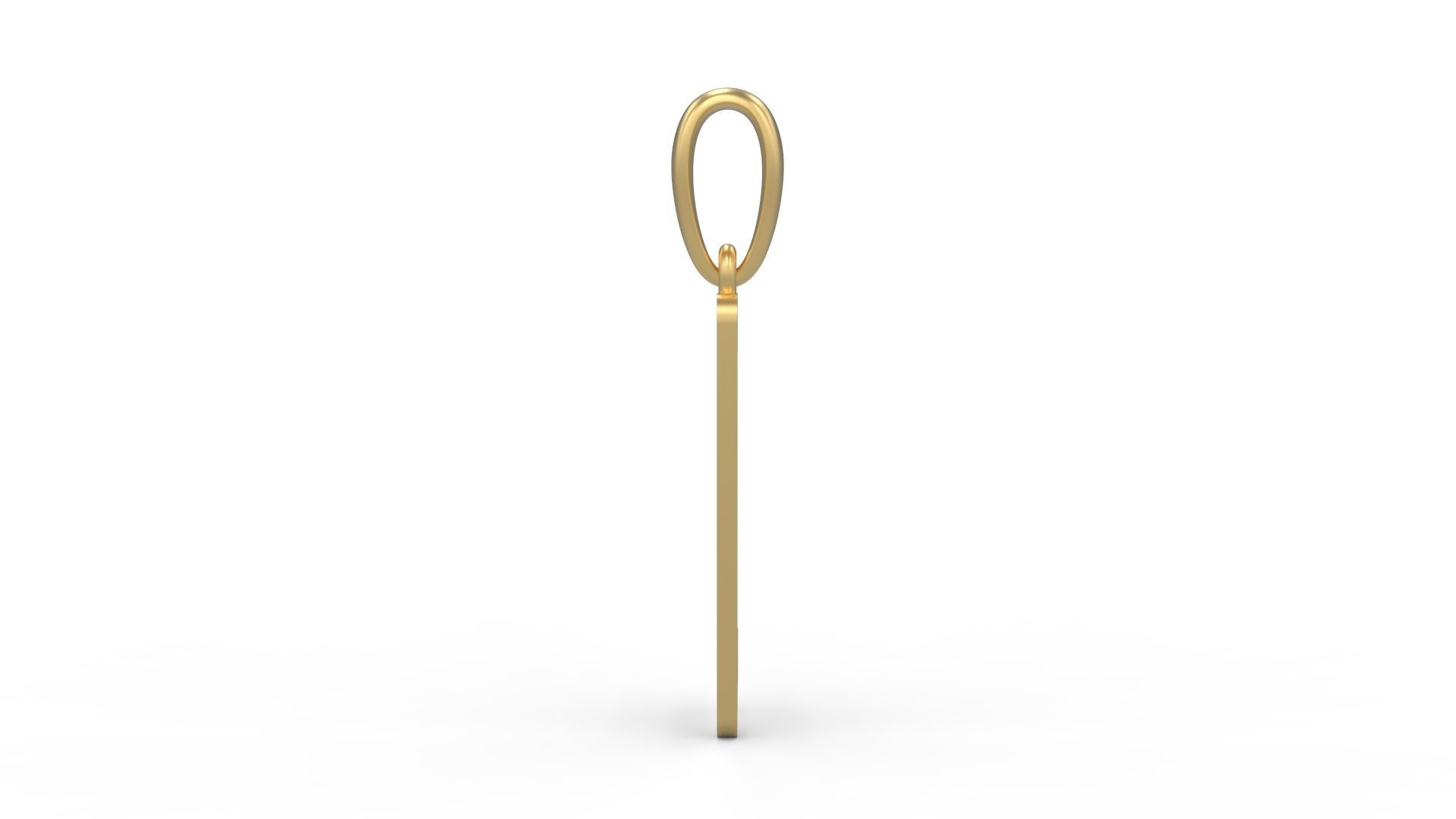 Initial Letters Pendant CALDERDALE J 3D print model_2