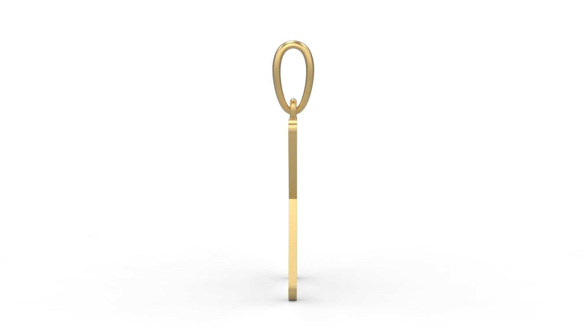 Initial Letters Pendant CALDERDALE K 3D print model_2