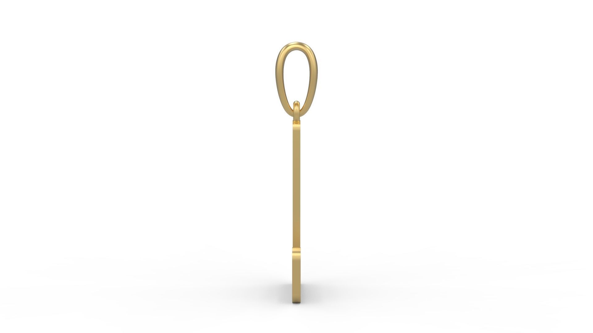 Initial Letters Pendant CALDERDALE L 3D print model_2