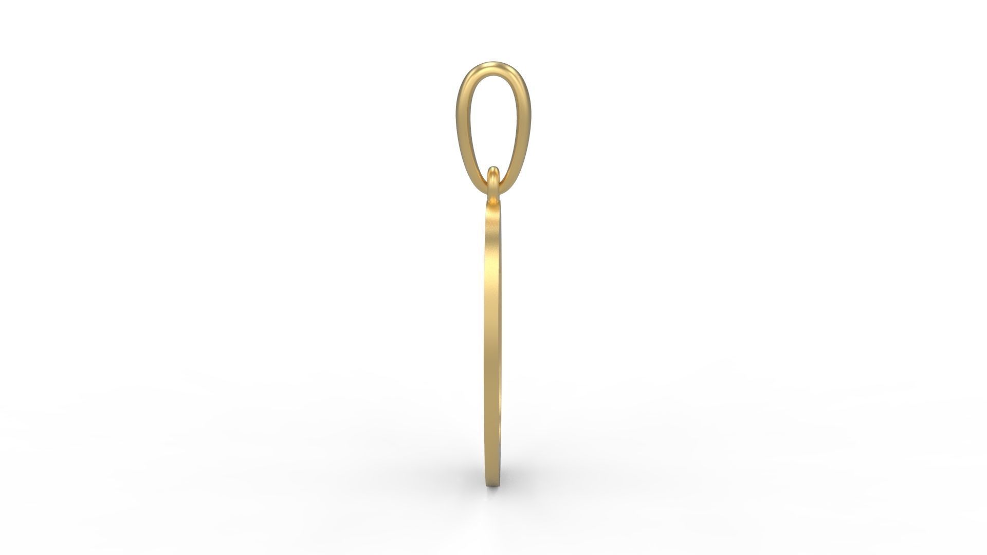 Initial Letters Pendant CALDERDALE O 3D print model_2