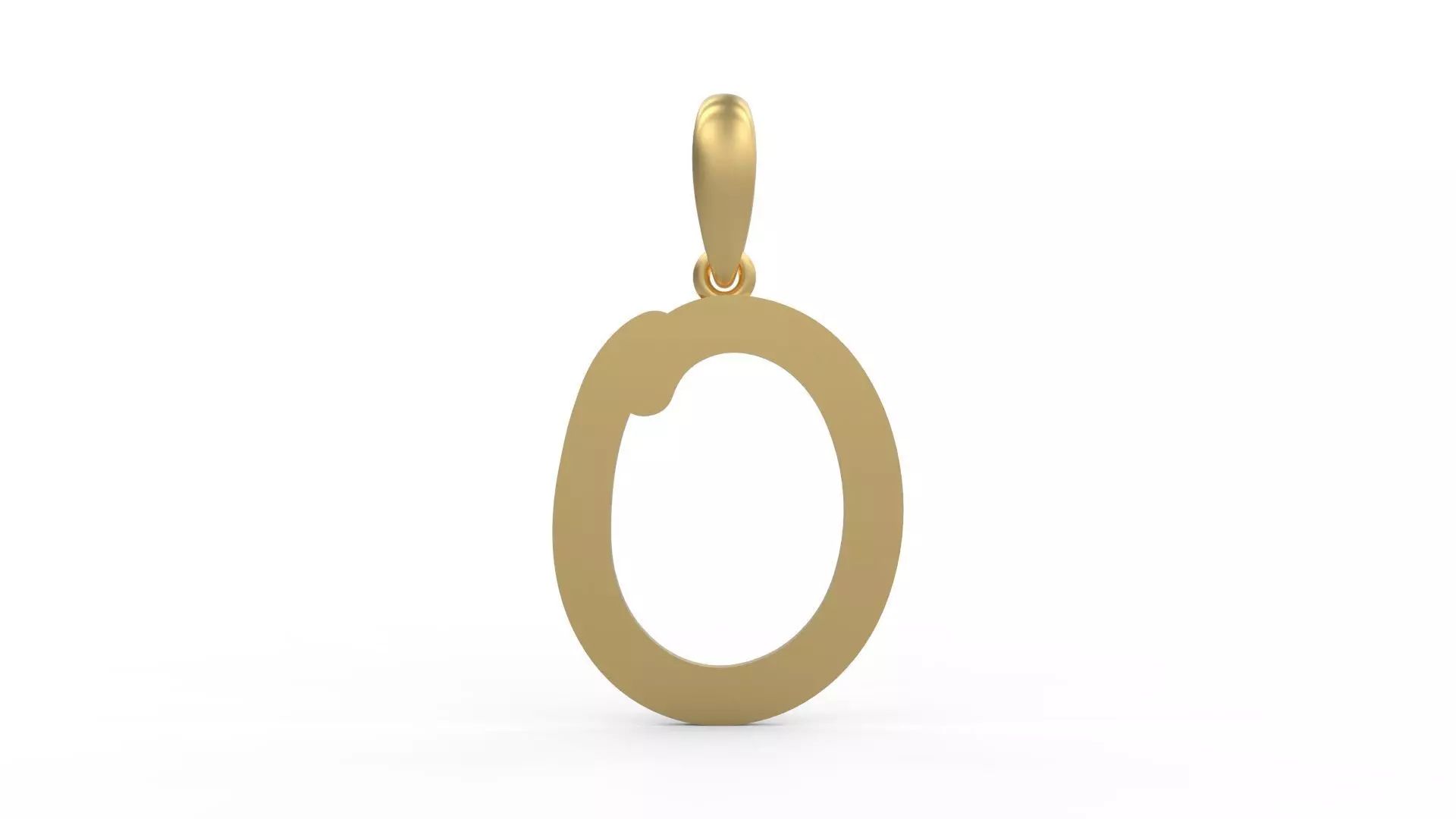 Initial Letters Pendant CALDERDALE O 3D print model_0