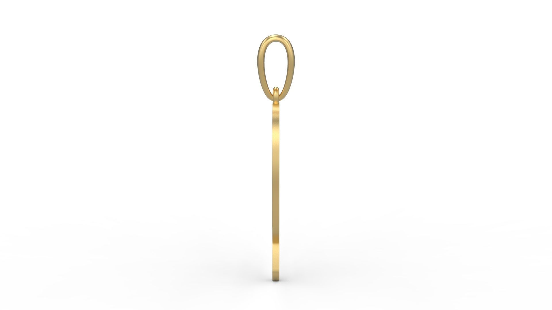 Initial Letters Pendant CALDERDALE Q 3D print model_2