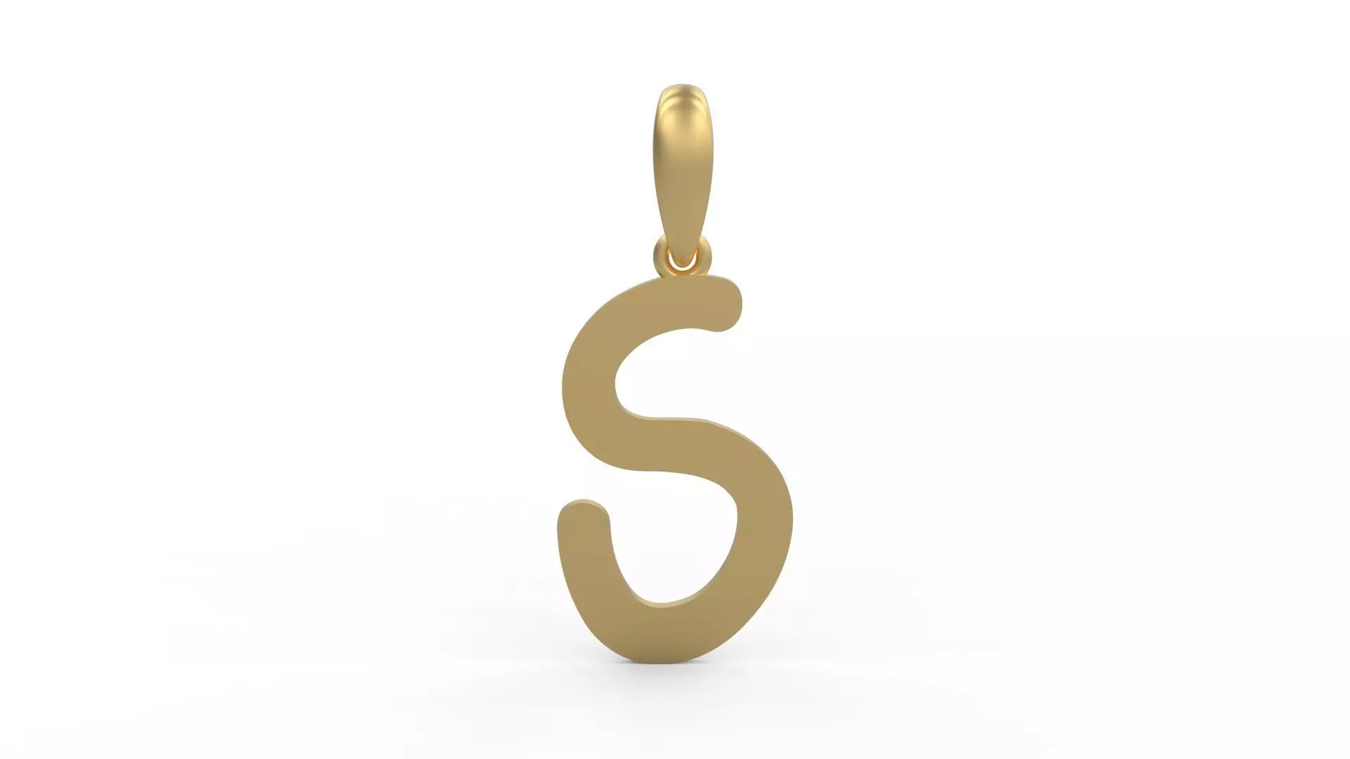 Initial Letters Pendant CALDERDALE S 3D print model_0