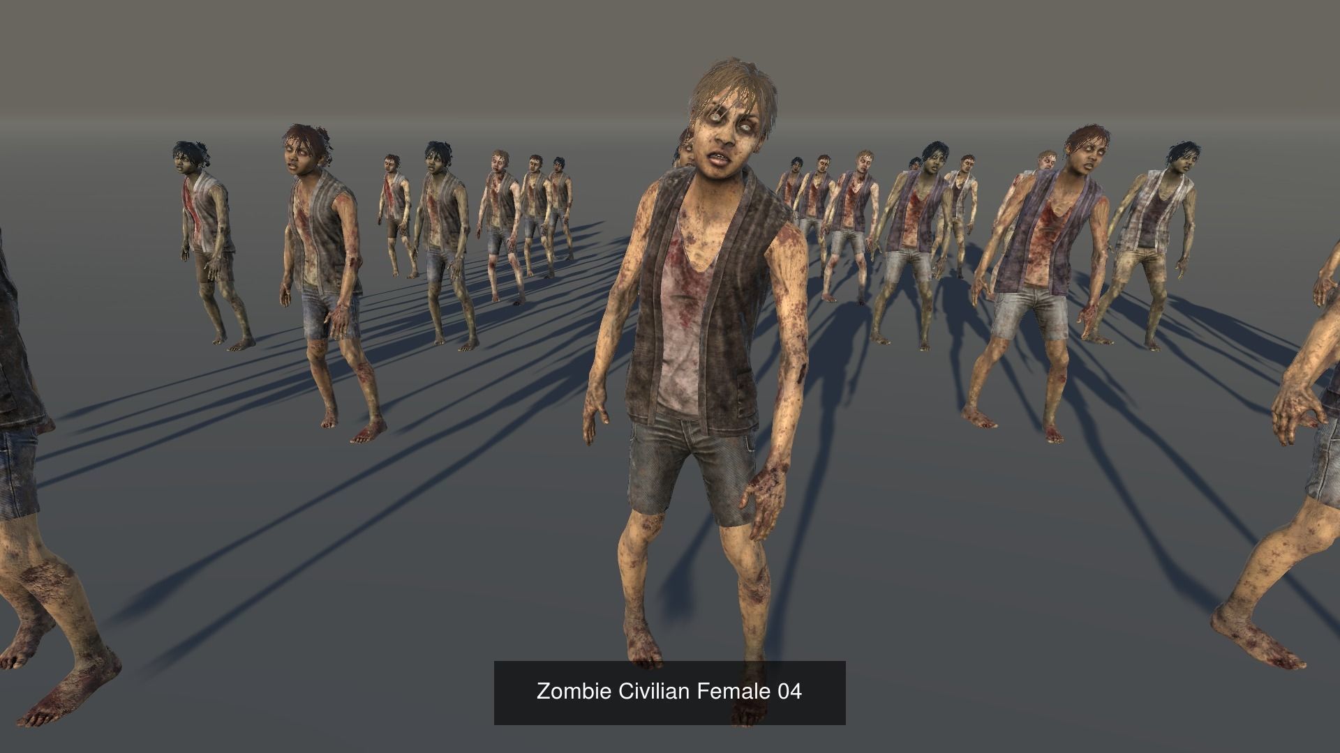 Zombies Mega Bundle 3D Model Collection_11