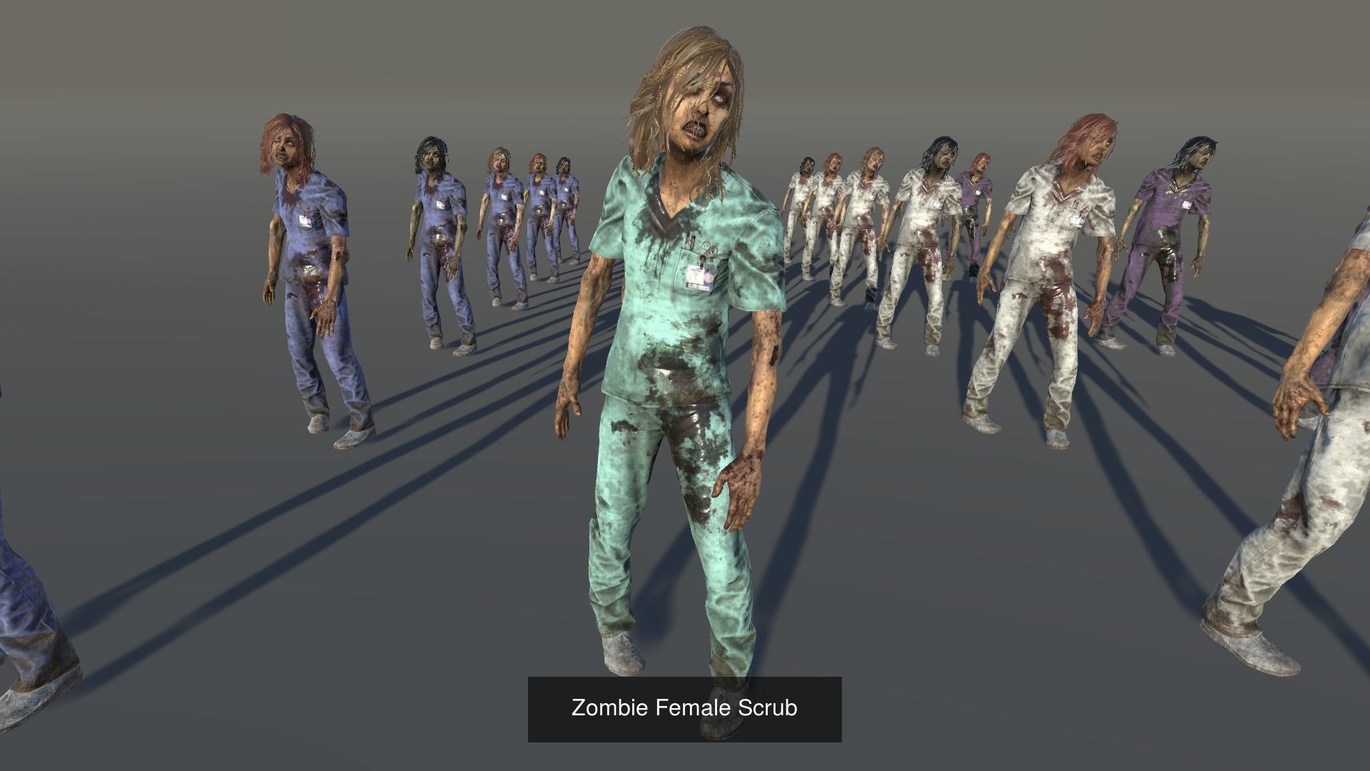 Zombies Mega Bundle 3D Model Collection_27