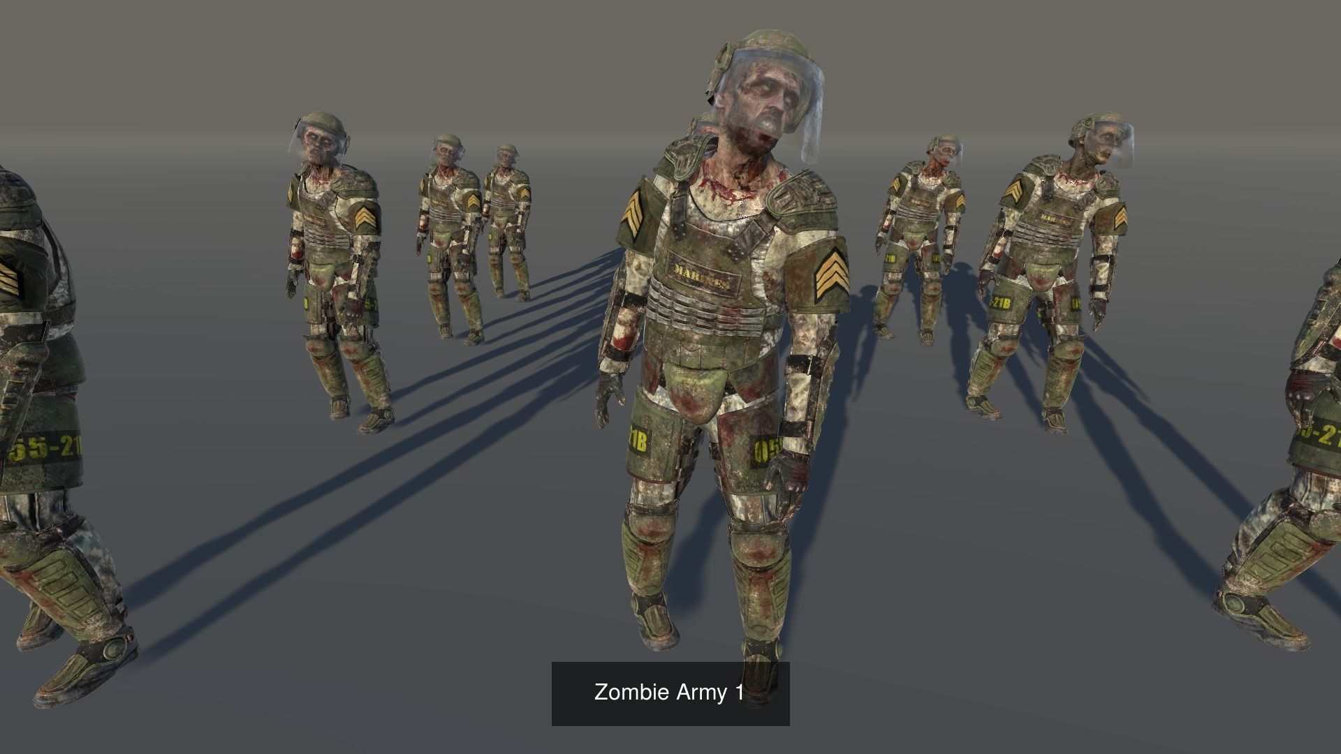 Zombies Mega Bundle 3D Model Collection_17