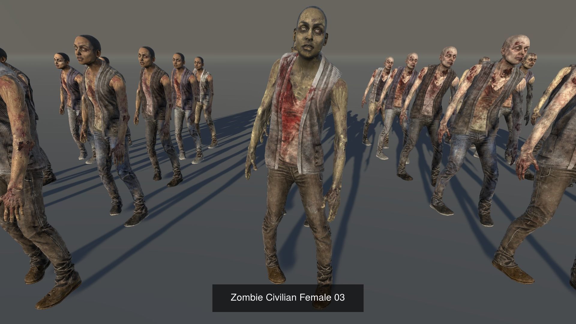 Zombies Mega Bundle 3D Model Collection_10