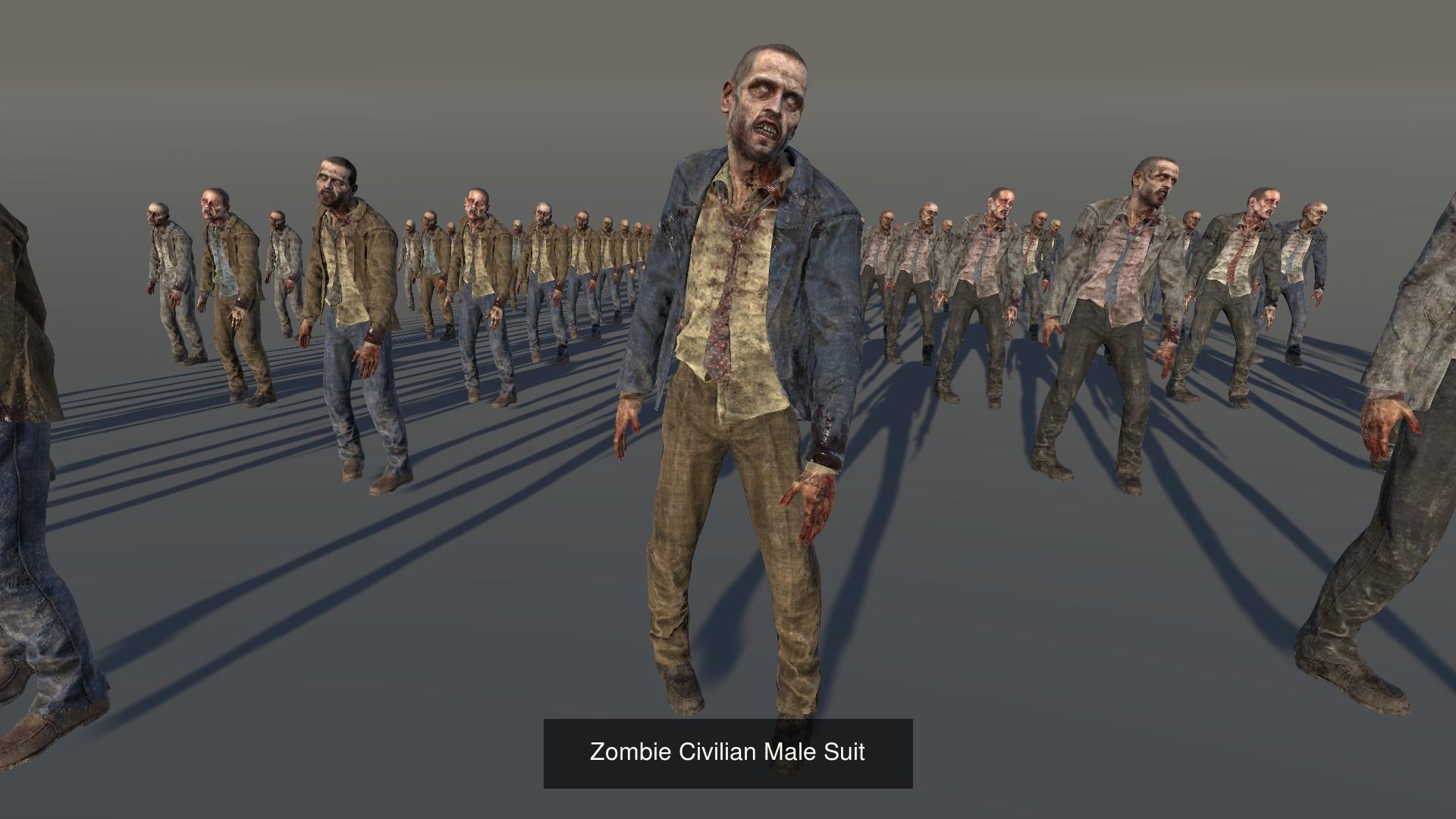Zombies Mega Bundle 3D Model Collection_16