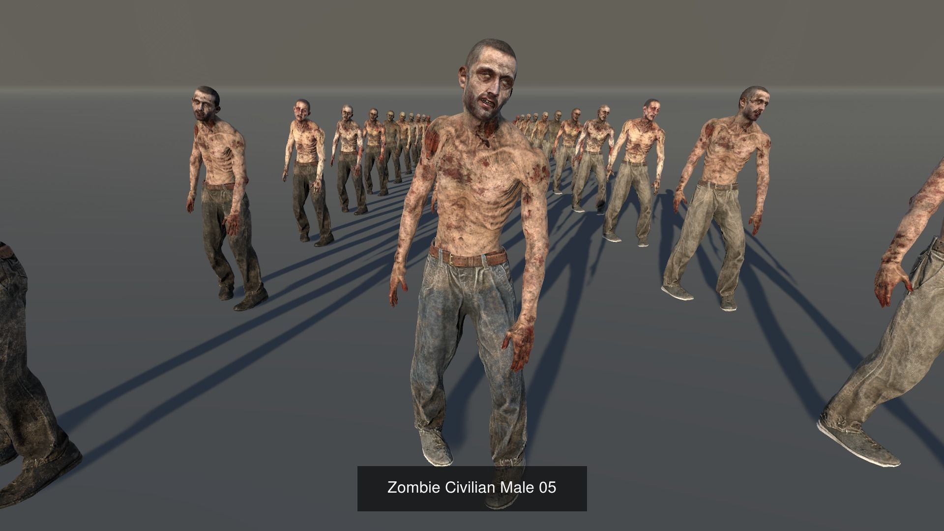 Zombies Mega Bundle 3D Model Collection_7