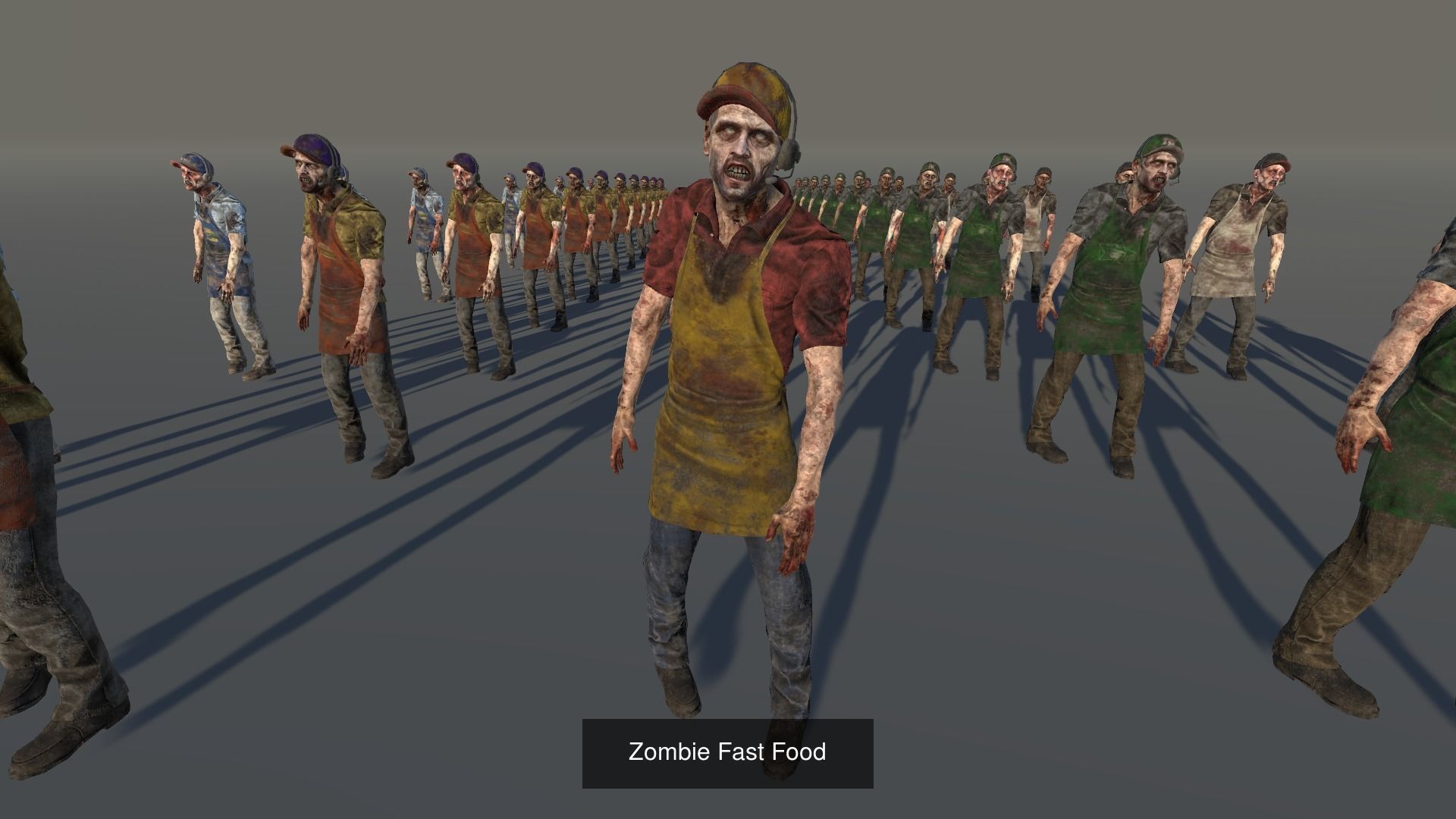 Zombies Mega Bundle 3D Model Collection_21