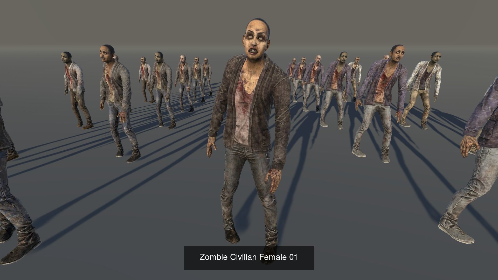Zombies Mega Bundle 3D Model Collection_8