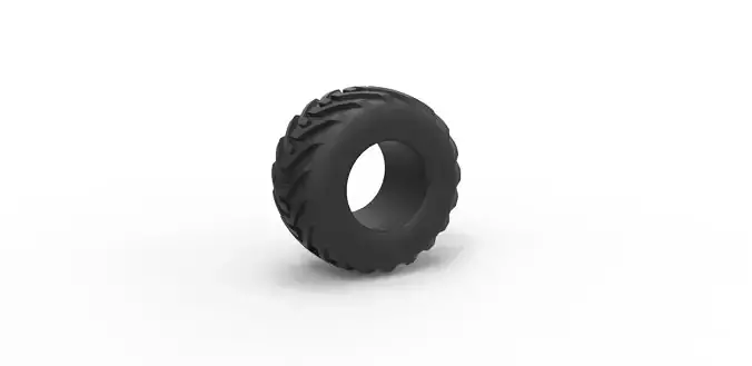 Offroad tire 3 Scale 1 to 25