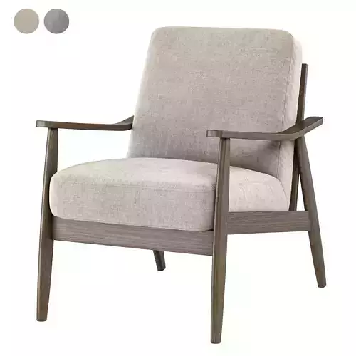 Mid century modern armchair 05