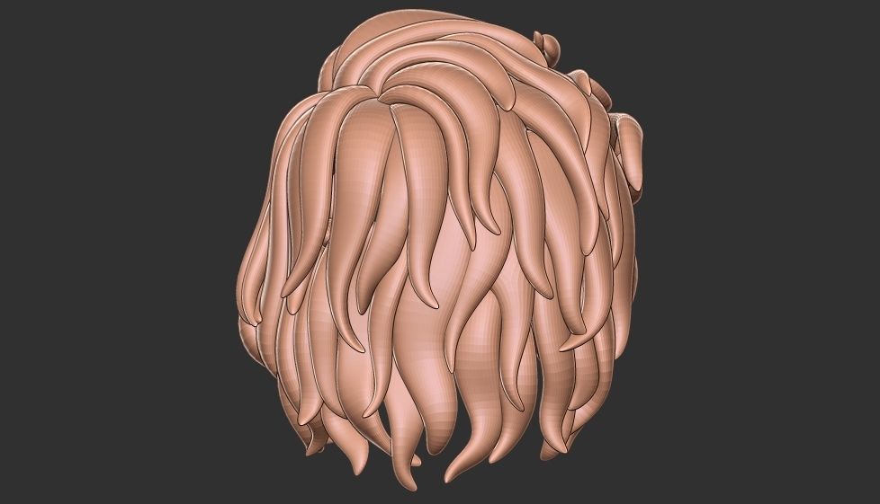 hair 25 3D model_9
