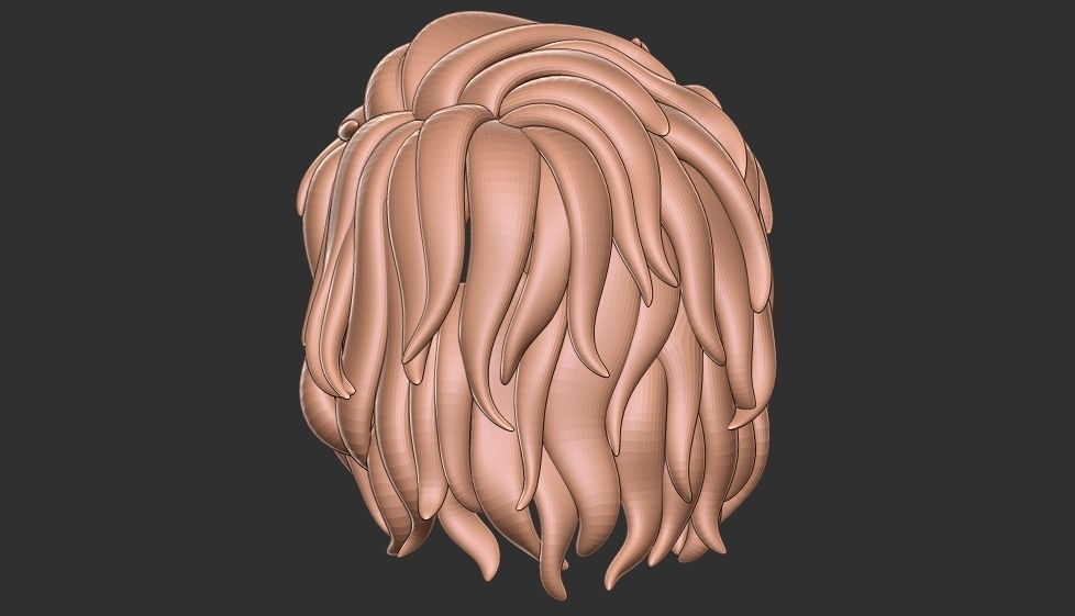 hair 25 3D model_8
