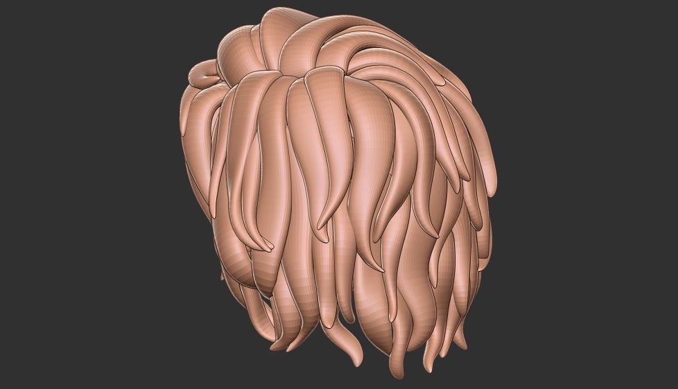 hair 25 3D model_7