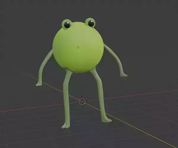 frogg frog with arms and legs
