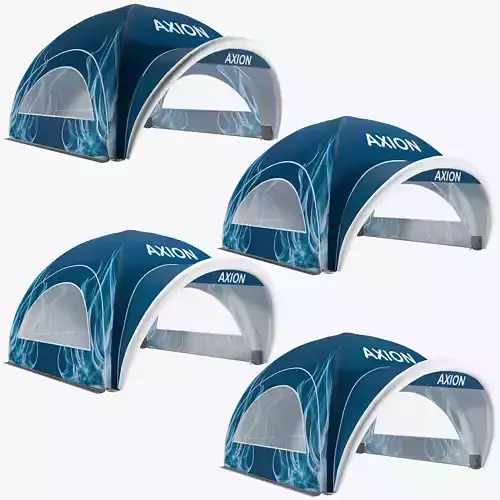 Tents Square inflatable Axion 3D model
