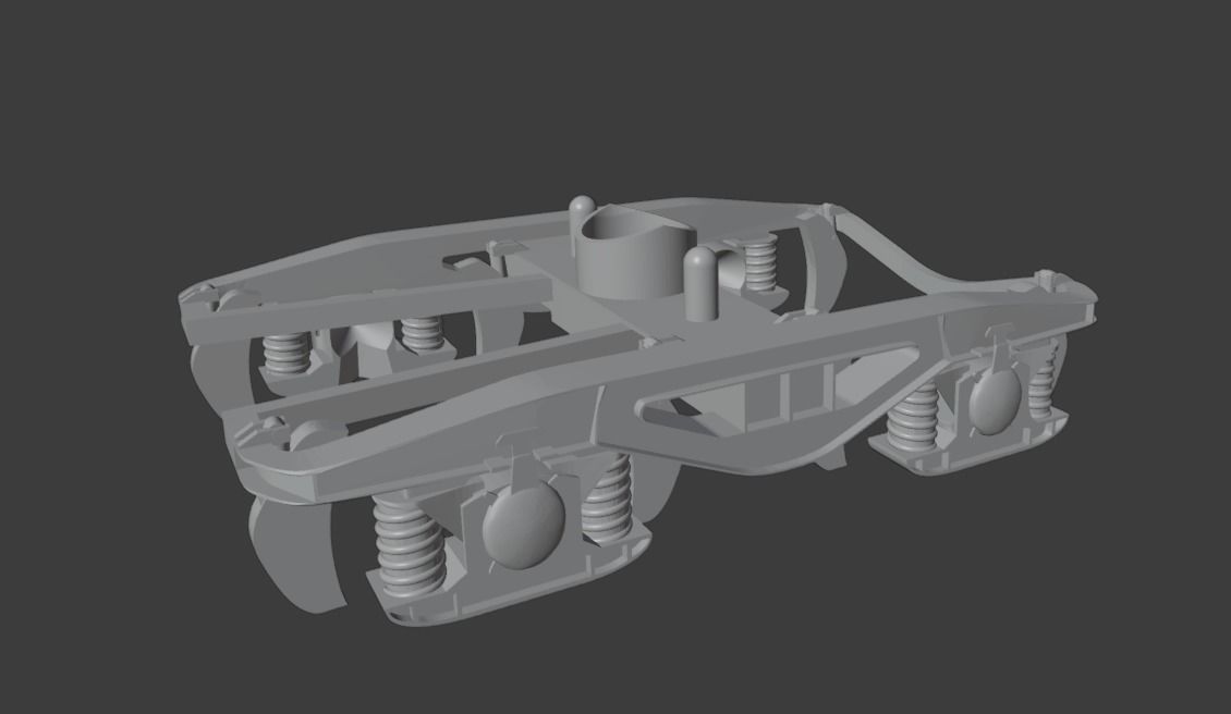 H0 1-87 scale Smmnps Flat Wagon 3D print model_10