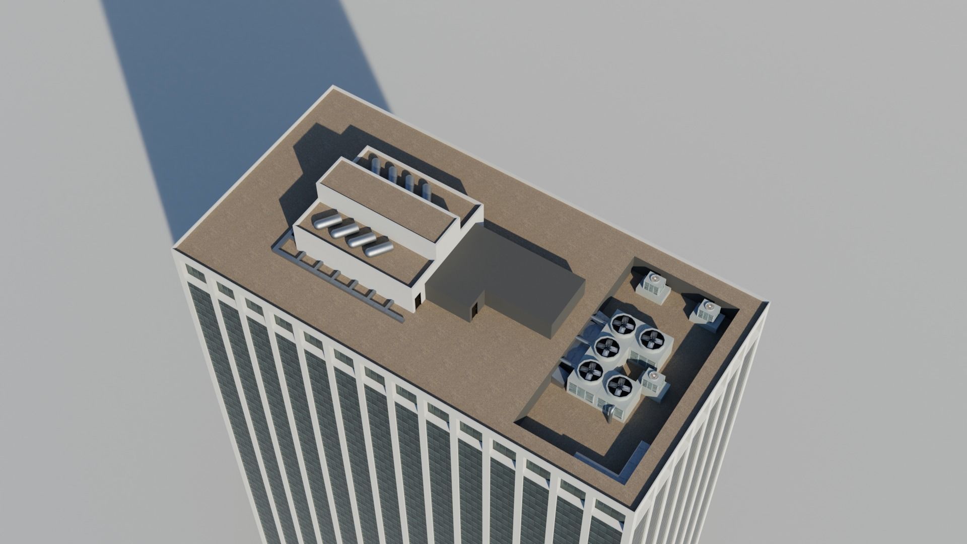 NYC 55 Water Street Low-poly 3D model_5