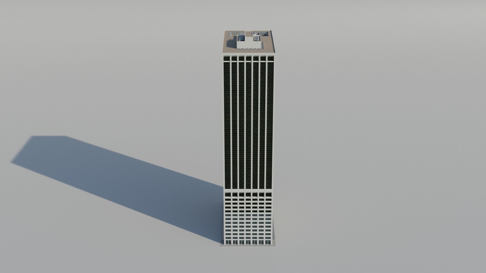 NYC 55 Water Street Low-poly 3D model_3