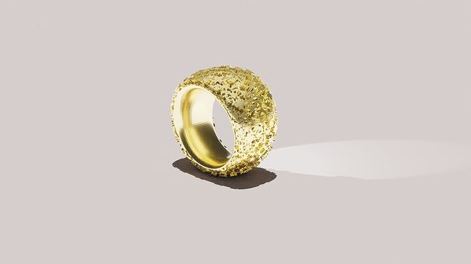 Big  Ring 3D Print Model 13 mm width 3D print model