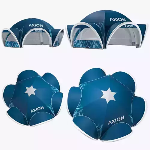 Tents Spider inflatable Axion 3D model