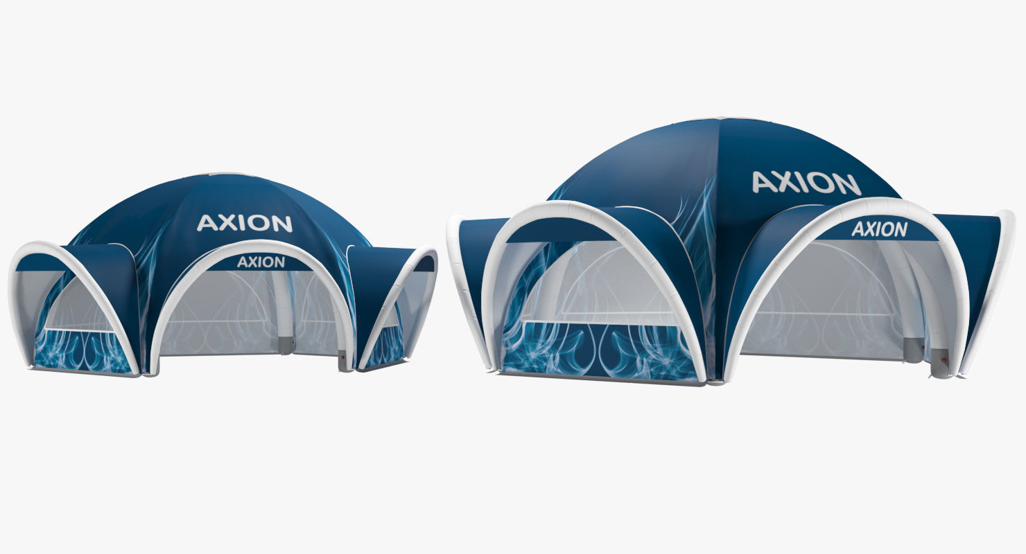 Tents Spider inflatable Axion 3D model_1