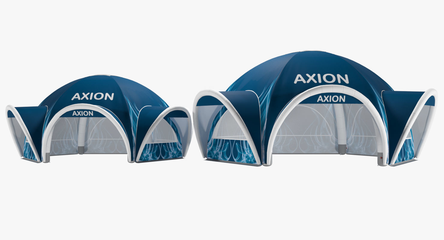 Tents Spider inflatable Axion 3D model_2
