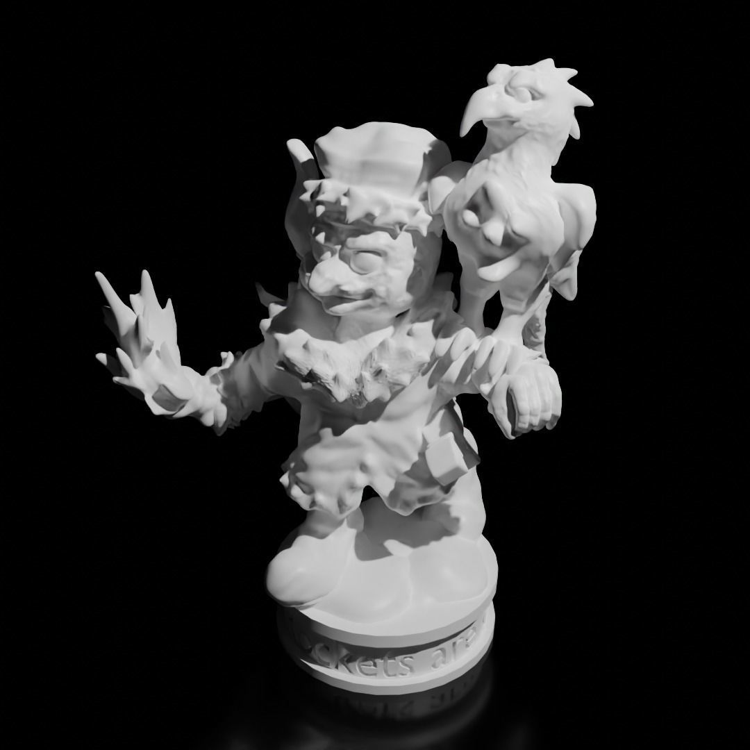 Arctic Goblin Miniature Set 3D print model_7