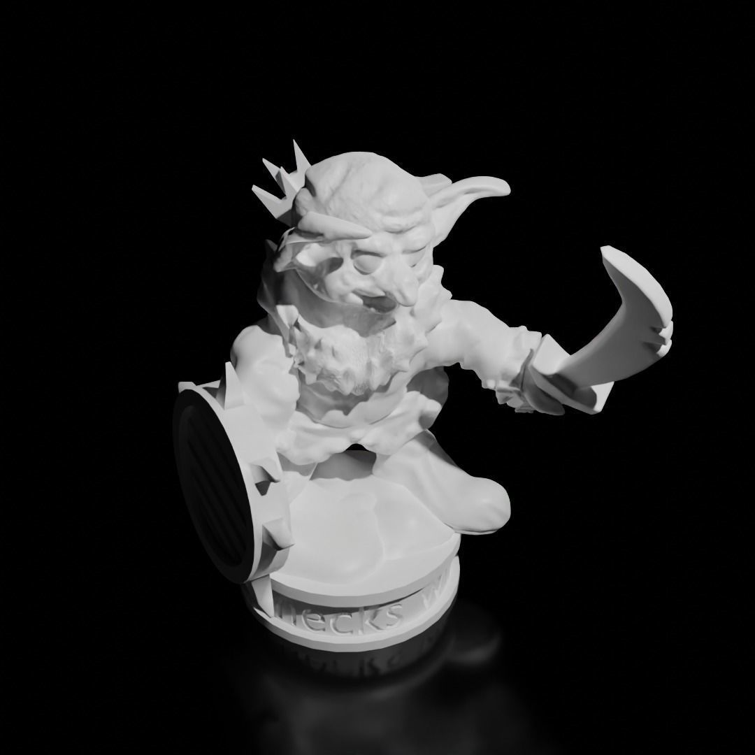 Arctic Goblin Miniature Set 3D print model_4
