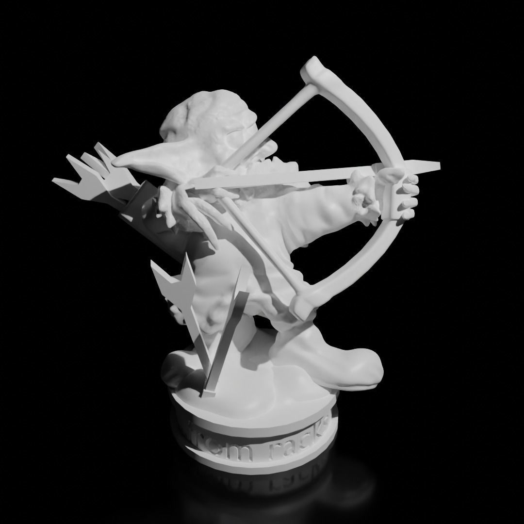 Arctic Goblin Miniature Set 3D print model_3