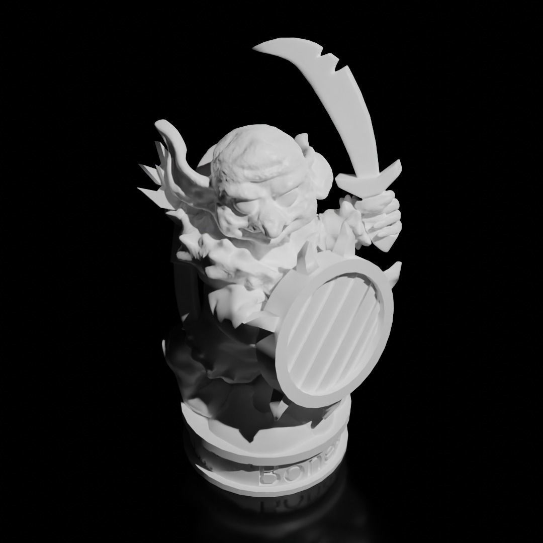 Arctic Goblin Miniature Set 3D print model_1
