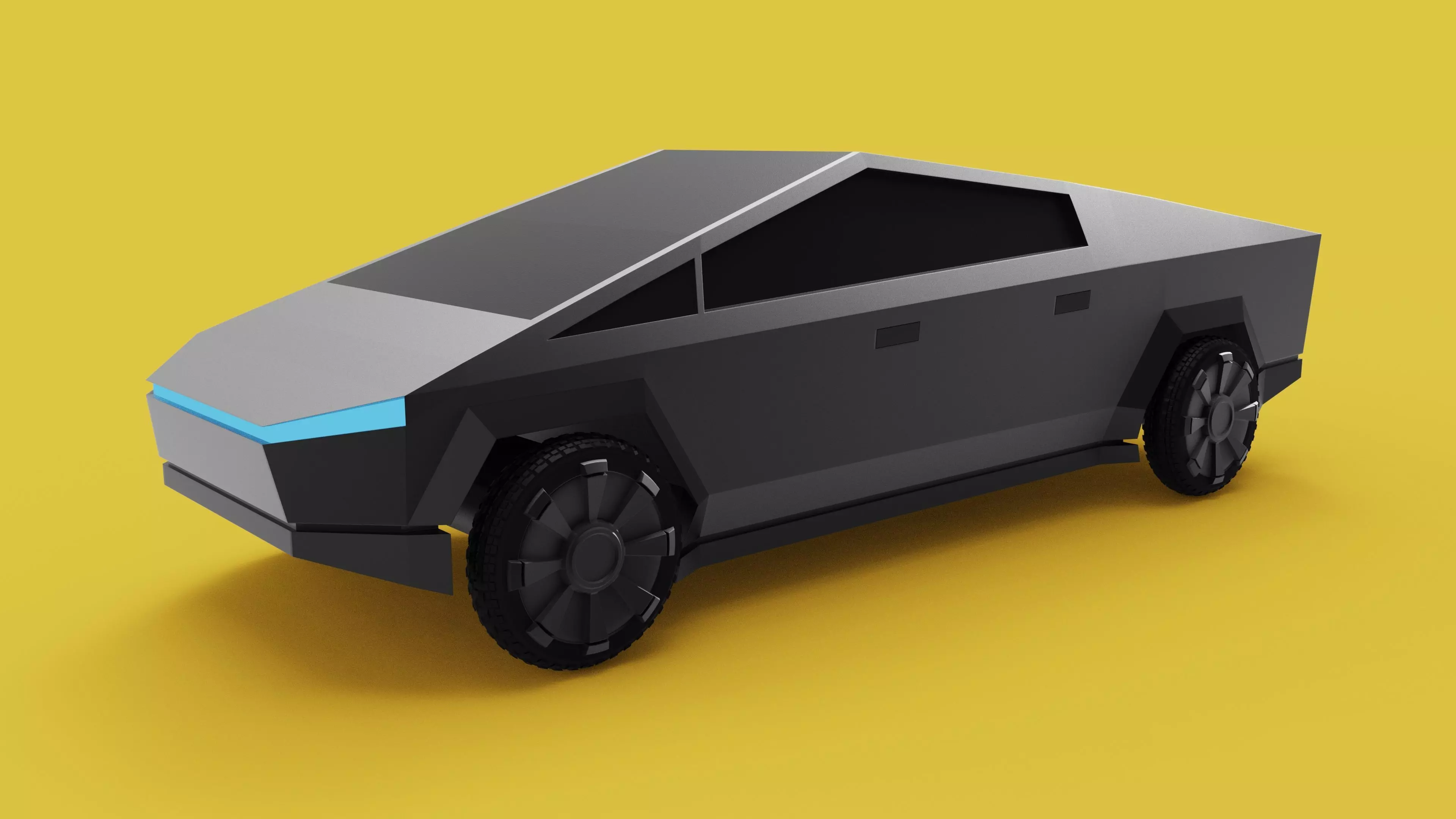 Tesla CyberTruck 3D Model Cyber Truck 3D model