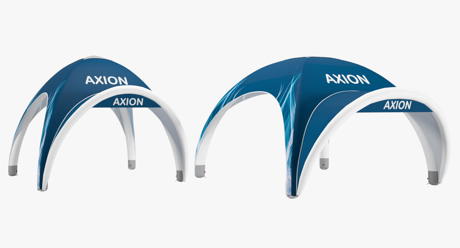 Tents Lite inflatable no walls Axion 3D model_1