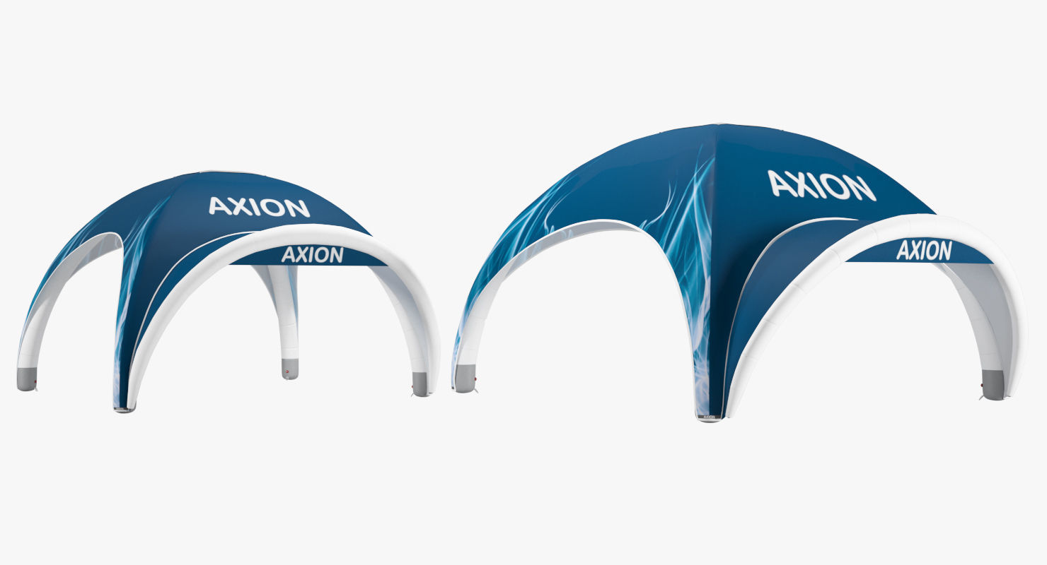 Tents Lite inflatable no walls Axion 3D model_2