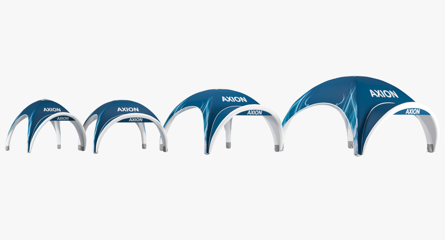 Tents Lite inflatable no walls Axion 3D model_3