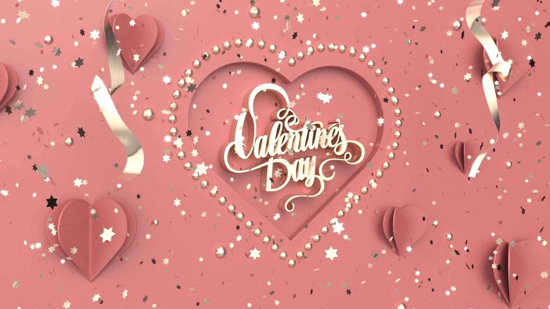 Valentines day  3D model_4